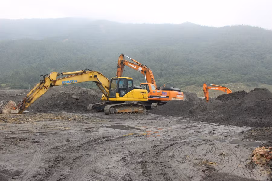 Tro xỉ của nhà máy Nhiệt điện Vũng Áng 1 được ứng dụng phổ biến trong xây dựng