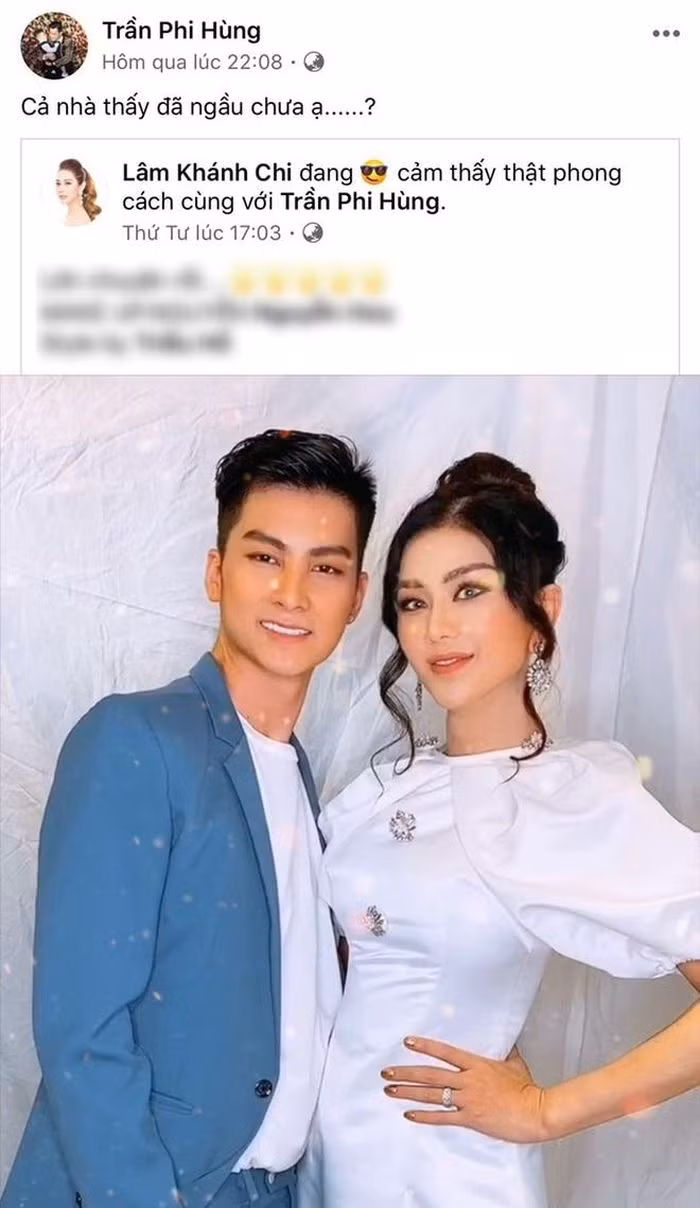 Cách đây chỉ 1 ngày, chồng Lâm Khánh Chi còn liên tục chia sẻ ảnh 2 vợ chồng.