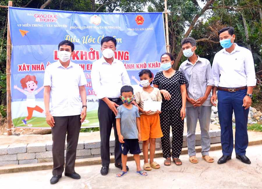 Ngôi nhà nhân ái thứ 5 đã nhận được rất nhiều sự chung tay ủng hộ của các nhà hảo tâm.