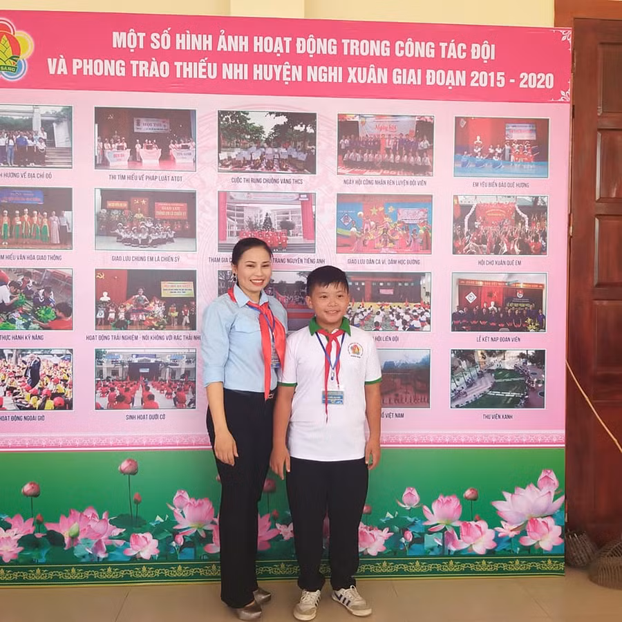 Cô Phan Thị Thùy Diễm, Tổng phụ trách đội trường THCS Nghi Xuân, Hà Tĩnh