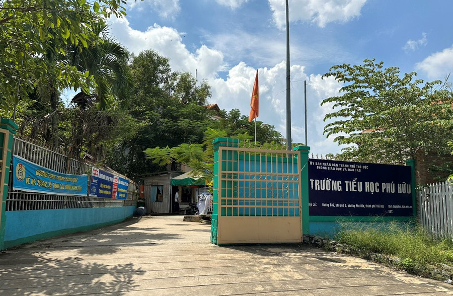 Trường tiểu học Phú Hữu (TP Thủ Đức, TPHCM).