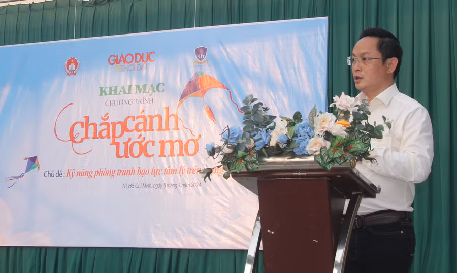 Ông Nguyễn Anh Tú phát biểu tại chương trình.