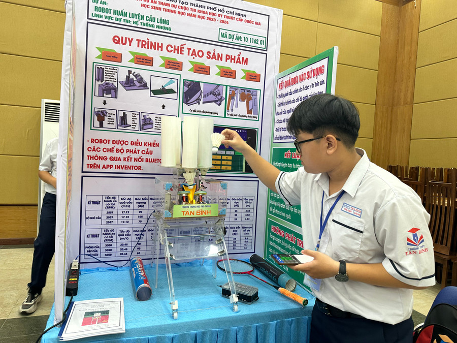 Dự án của học sinh Trường THPT Tân Bình.