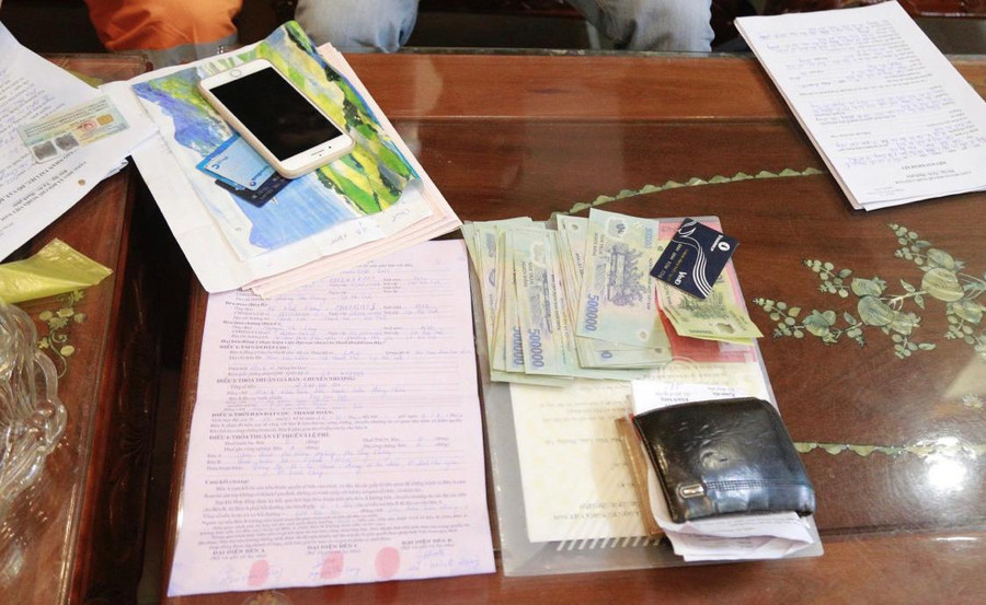 Tang vật liên quan đến vụ án. Ảnh: CA Hà Tĩnh. Tang vật liên quan đến vụ án. Ảnh: CA Hà Tĩnh.
