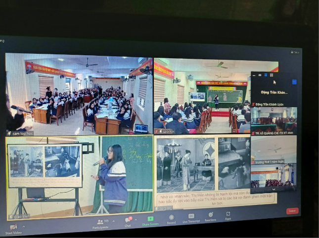 Các tiết dạy đều tập trung phát huy các năng lực cho học sinh.