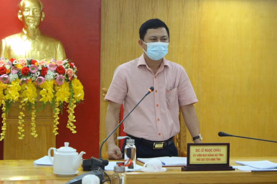 Ông Lê Ngọc Châu - Phó Chủ tịch UBND tỉnh Hà Tĩnh, Trưởng Ban chỉ đạo kỳ thi