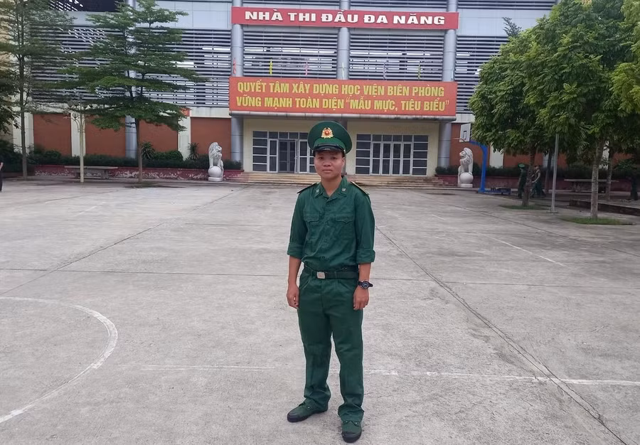 Ước mơ đứng trong hàng ngũ quân đội của Thanh đã trở thành hiện thực.