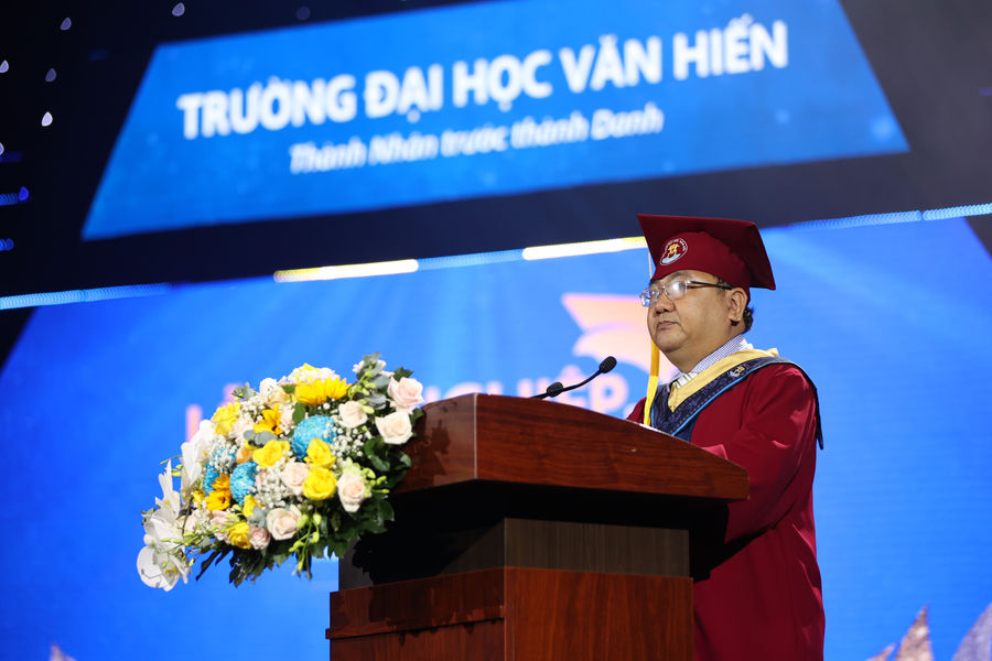 PGS.TS. Nguyễn Minh Đức phát biểu tại buổi lễ.