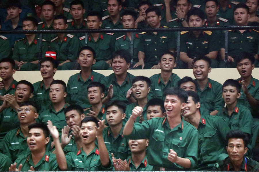 Giải Vô địch Võ chiến đấu tay không các Câu lạc bộ Võ thuật toàn quân năm 2022 góp phần thúc đẩy phong trào luyện tập võ thuật, nâng cao thể lực, sức khỏe cho bộ đội. Giải Vô địch Võ chiến đấu tay không các Câu lạc bộ Võ thuật toàn quân năm 2022 góp phần thúc đẩy phong trào luyện tập võ thuật, nâng cao thể lực, sức khỏe cho bộ đội.