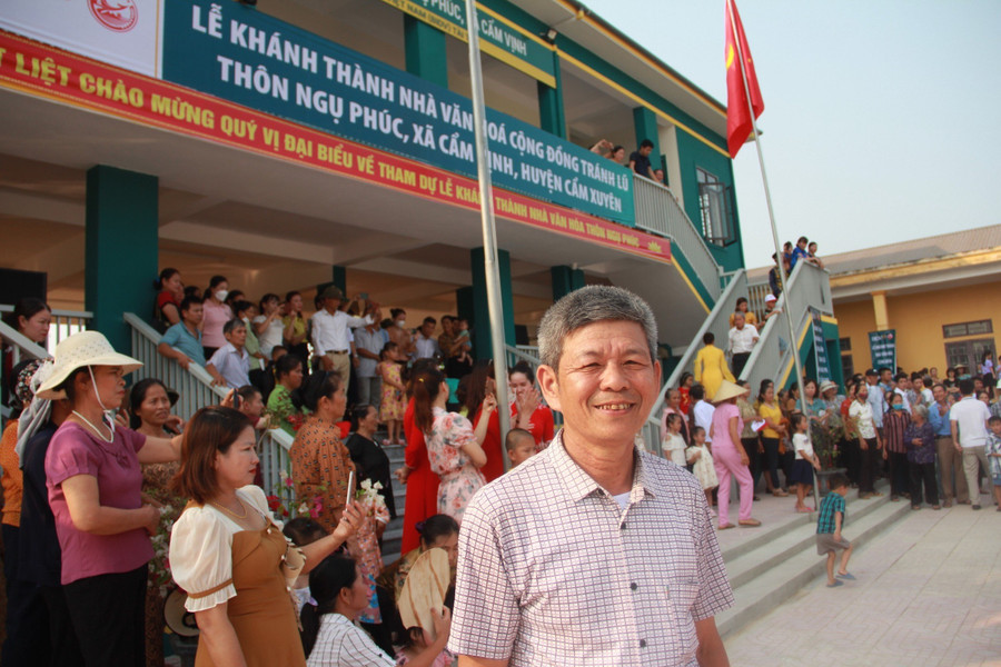 Ông Biện Văn Tỷ– Trưởng thôn Ngụ Phúc (Cẩm Vịnh, Cẩm Xuyên).