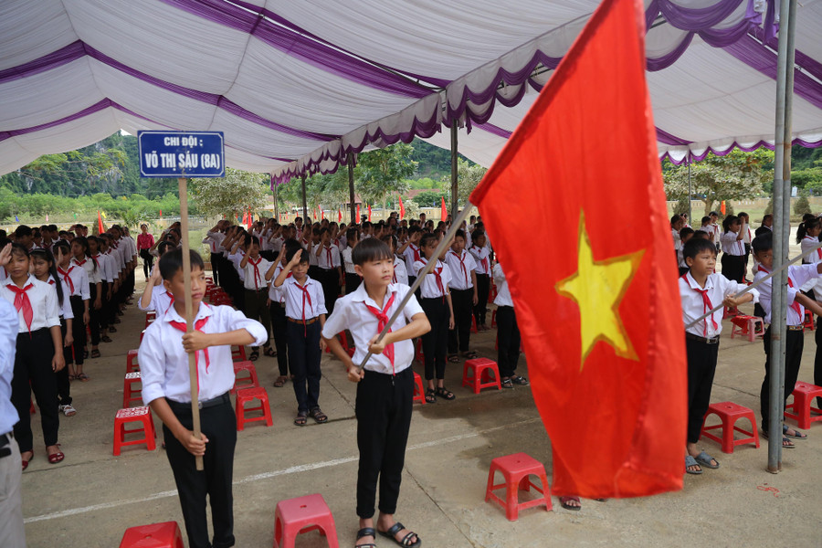 Sáng nay (11/9), các trường học trên địa bàn xã Tân Hoá (Minh Hoá, Quảng Bình) đã tổ chức Lễ Khai giảng năm học mới. Sáng nay (11/9), các trường học trên địa bàn xã Tân Hoá (Minh Hoá, Quảng Bình) đã tổ chức Lễ Khai giảng năm học mới.