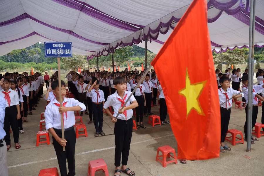 Sáng nay (11/9), các trường học trên địa bàn xã Tân Hoá (Minh Hoá, Quảng Bình) đã tổ chức Lễ Khai giảng năm học mới.