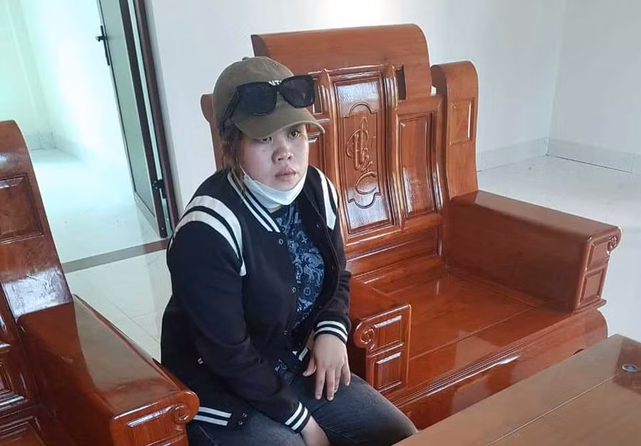 Nguyễn Thị Huyền - dì ruột, được xác định là đối tượng gây nên các thương tích trên người cháu bé.