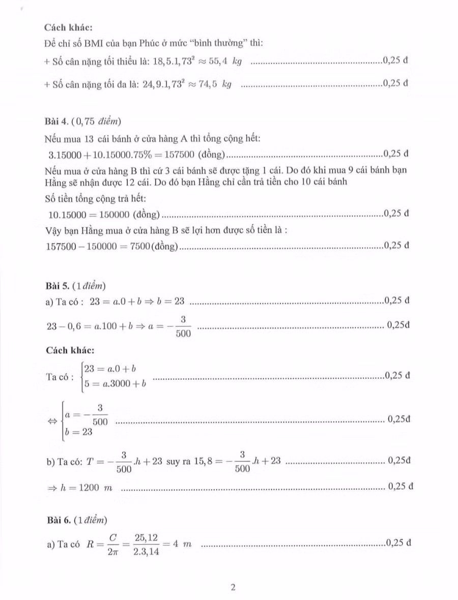 TPHCM: Công bố đáp án, thang điểm chấm thi tuyển sinh lớp 10 ảnh 3