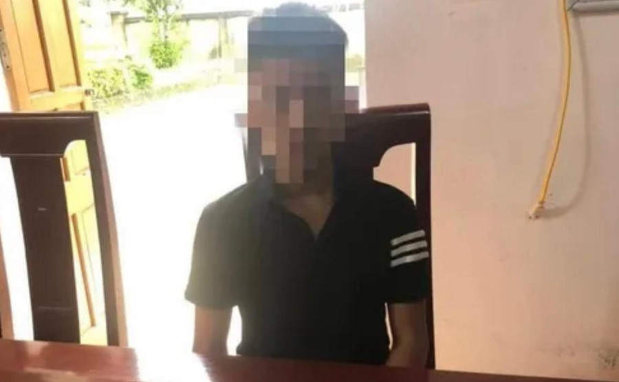 Nguyễn Huy H. tại cơ quan điều tra.