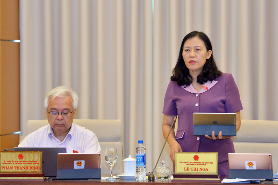 Chủ nhiệm Ủy ban Tư pháp Lê Thị Nga Chủ nhiệm Ủy ban Tư pháp Lê Thị Nga