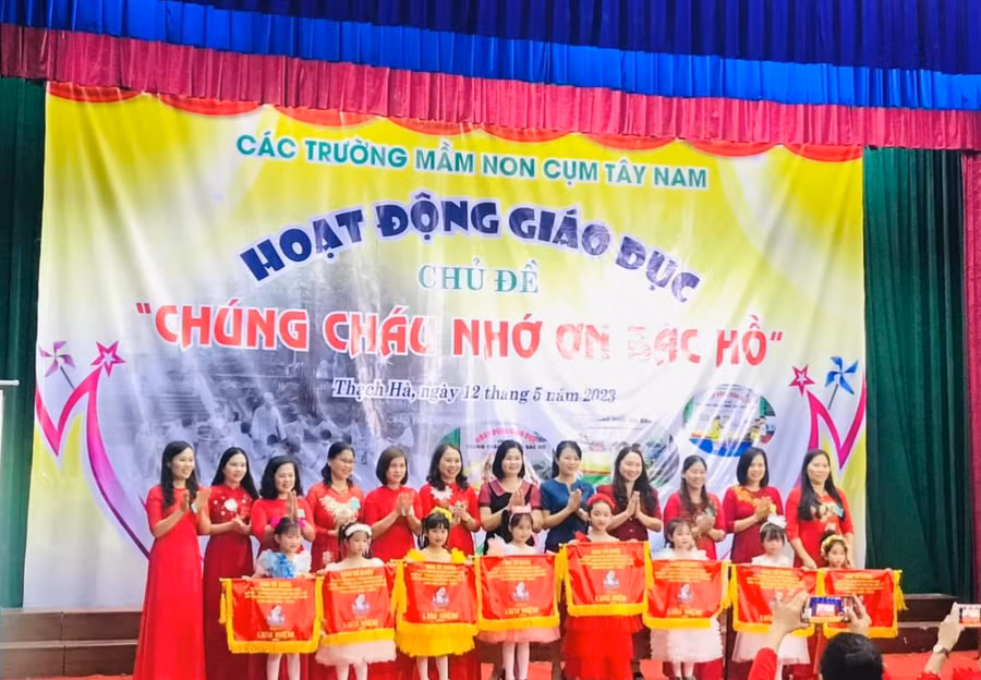 Ngành Giáo dục huyện Thạch Hà tổ chức các sân chơi lan tỏa văn hóa đọc.