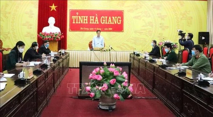 UBND tỉnh Hà Giang họp khẩn sau khi có ca mắc COVID-19 đầu tiên trên địa bàn