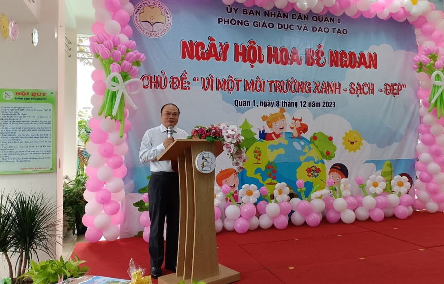 Ông Võ Cao Long phát biểu tại ngày hội. Ông Võ Cao Long phát biểu tại ngày hội.