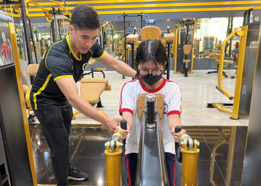 Đưa GYM vào giảng dạy giúp học sinh nâng cao sức khỏe thể chất và tinh thần. Ảnh: Nguyễn Hào.