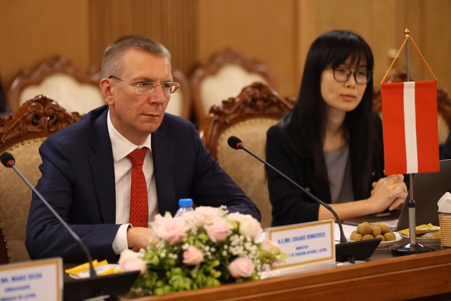 Ngài Edgars Rinkevics - Bộ trưởng Ngoại giao Latvia