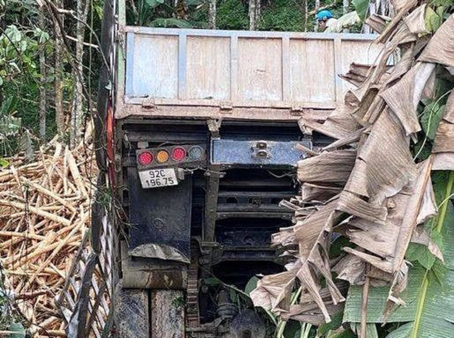 Hiện trường vụ tai nạn.