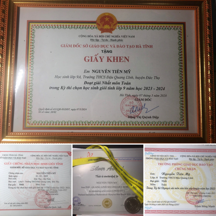 Những thành tích nổi bật của Mỹ trong những năm THCS. Những thành tích nổi bật của Mỹ trong những năm THCS.