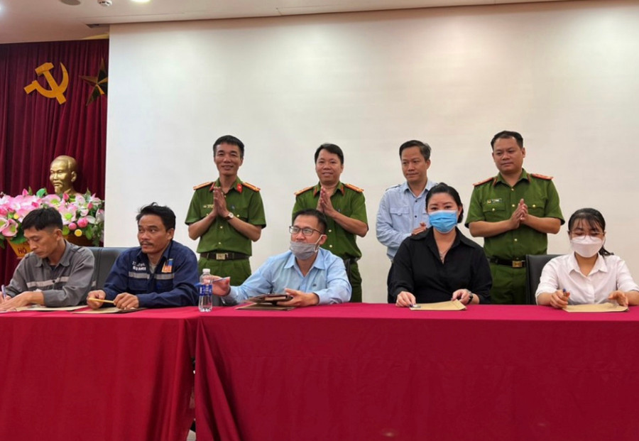 Formosa Hà Tĩnh ký cam kết thực hiện tốt công tác phòng, chống ma tuý. (CA Hà Tĩnh). Formosa Hà Tĩnh ký cam kết thực hiện tốt công tác phòng, chống ma tuý. (CA Hà Tĩnh).