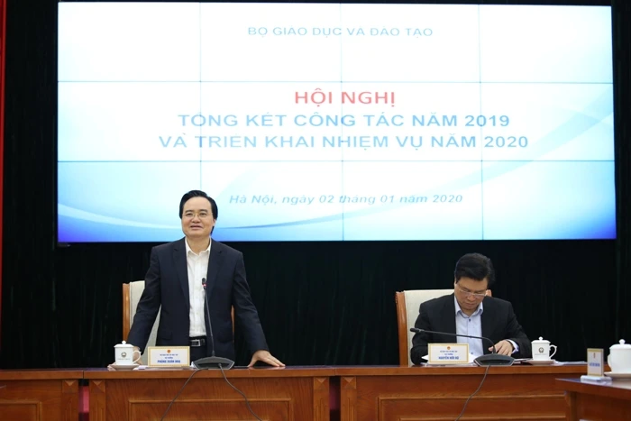 Năm 2020, Bộ GD&ĐT kiện toàn bộ máy Chính phủ Điện tử