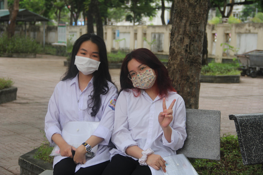 Thí sinh thoải mái bước vào thi các môn tổ hợp.