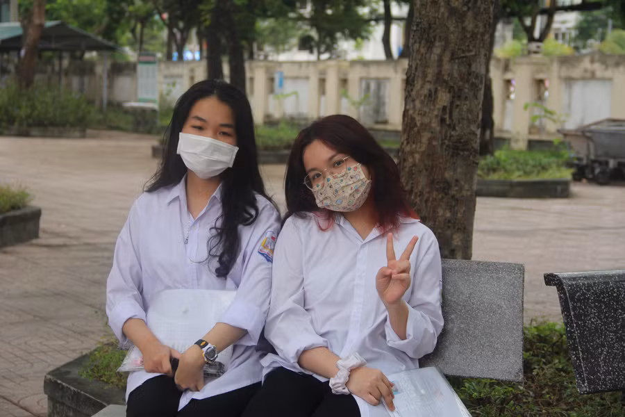 Thí sinh thoải mái bước vào thi các môn tổ hợp.