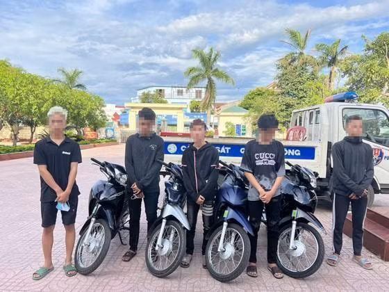 Nhóm thanh niên vi phạm bị triệu tập.