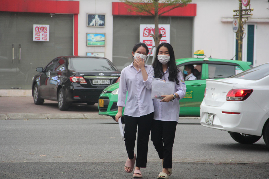 Thời tiết mát mẻ tại Hà Tĩnh trong ngày thi thứ 2.