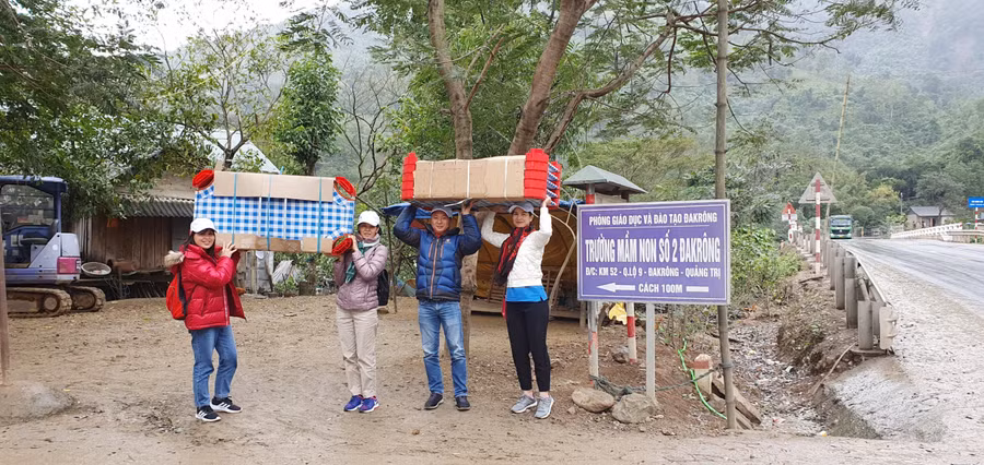 Công đoàn CQĐH PV GAS thực hiện “Cung đường an sinh mùa Xuân 2021”