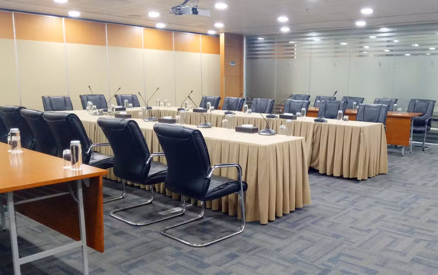 Phòng họp ngăn nắp và hiệu quả