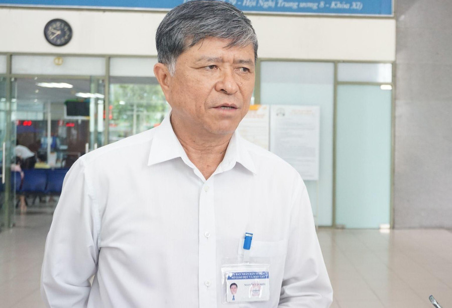 Ông Nguyễn Văn Hiếu, Giám đốc Sở GD&amp;ĐT TPHCM.