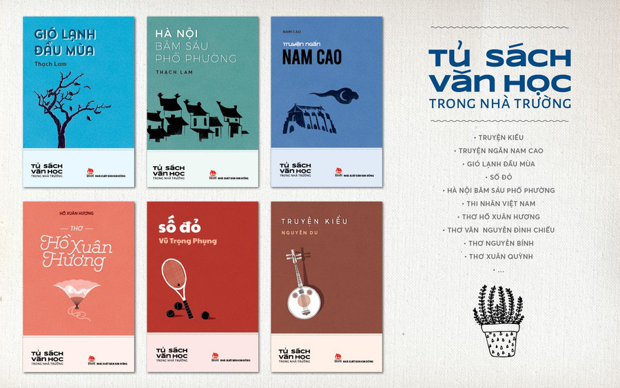 Tủ sách giới thiệu những tác phẩm, tác giả điển hình của Việt Nam và thế giới