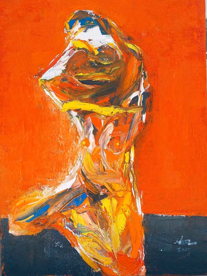 “Khỏa thân” của Phạm Ngọc Vũ.