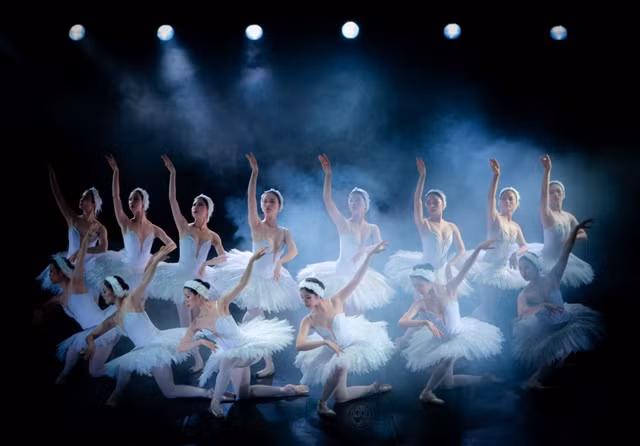 Một cảnh lộng lẫy của Hồ Thiên nga.