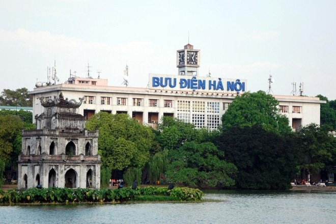 Bưu điện Hà Nội đã gắn liền với cụm di sản văn hóa quanh Hồ Gươm Bưu điện Hà Nội đã gắn liền với cụm di sản văn hóa quanh Hồ Gươm