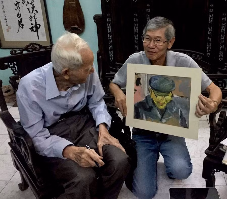 Nhà giáo Nguyễn Bá Đạm ngắm mình một thưở…