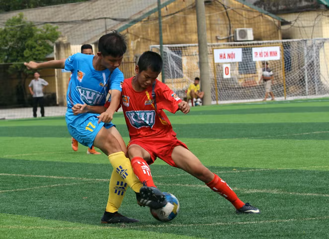 Các đội bóng xứ Nghệ đang chiếm ưu thế tại giải Thiếu niên Toàn quốc 2019.