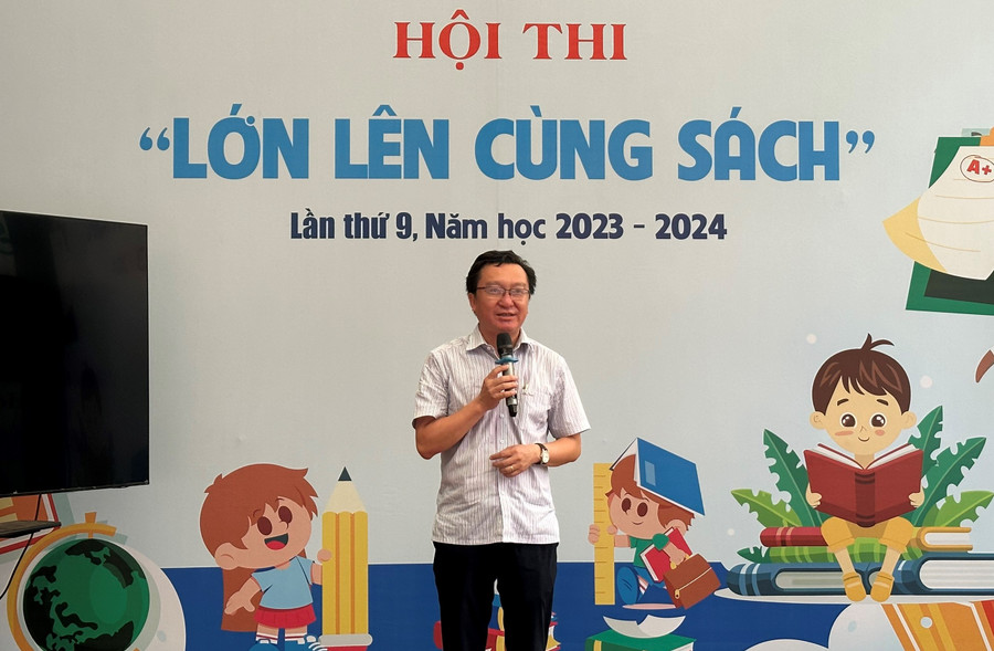 Ông Nguyễn Bảo Quốc phát biểu khai mạc hội thi. Ông Nguyễn Bảo Quốc phát biểu khai mạc hội thi.