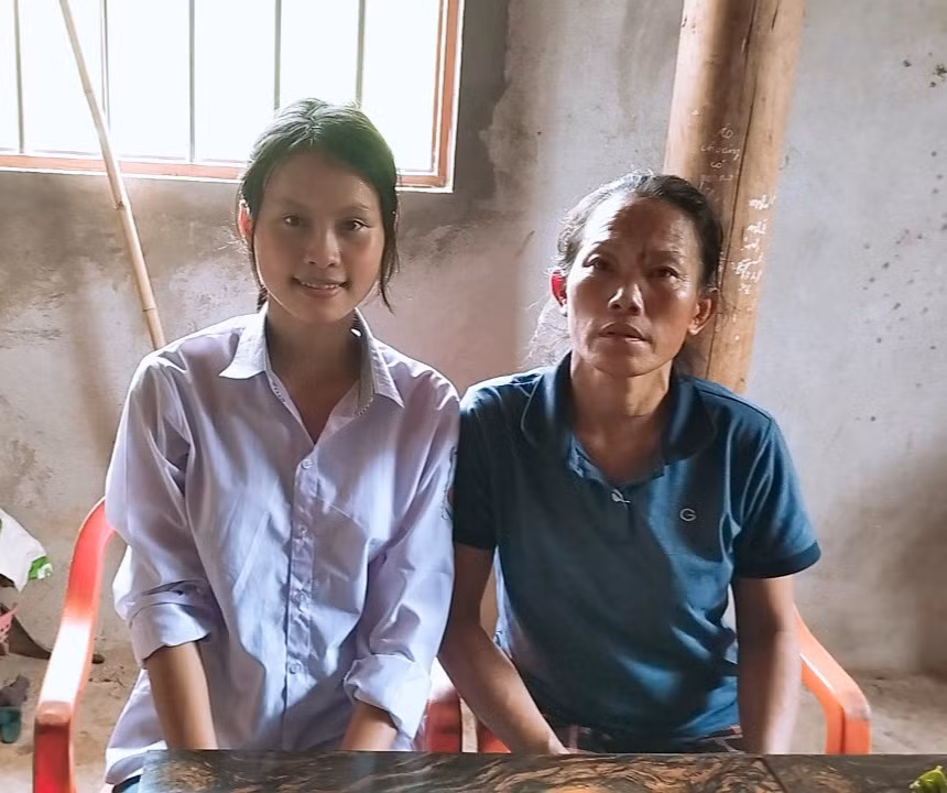 Dù gia đình khó khăn nhưng chưa bao giờ bố mẹ muốn Thảo nghỉ học.