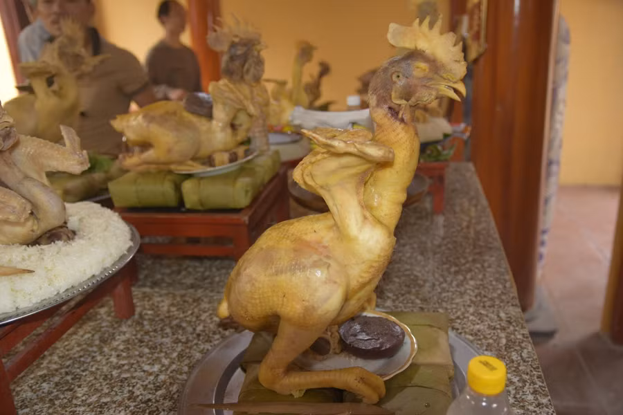 Năm nay, để đảm bảo công tác phòng dịch, Lễ cúng giỗ tại dòng họ Lê Quang đã cắt giảm bớt một số phần hội, chỉ tổ chức phần tế lễ gọn nhẹ.