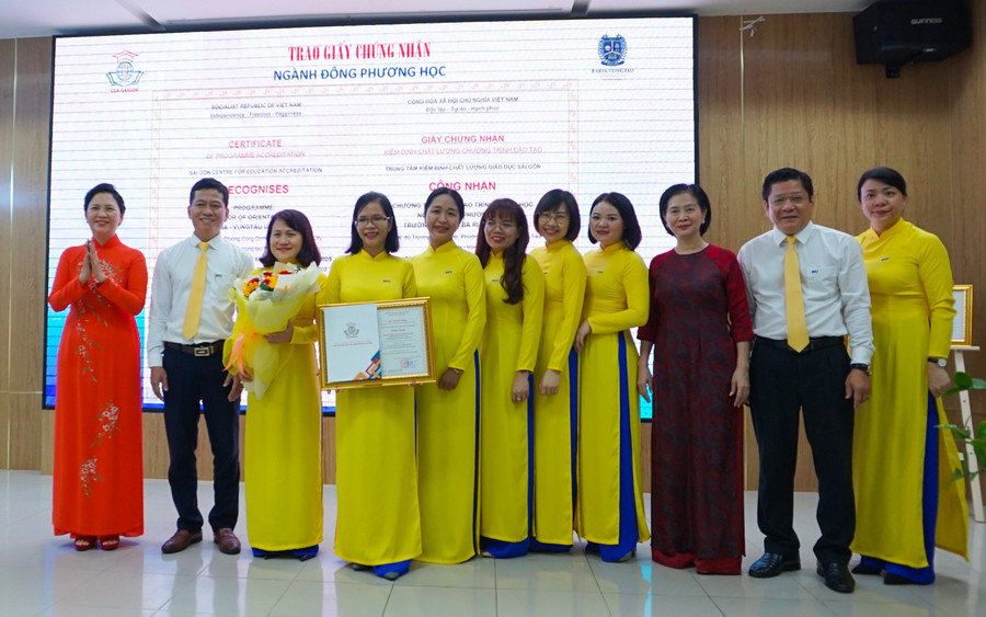 Ngành Đông phương học nhận giấy Chứng nhận kiểm định chất lượng. Ngành Đông phương học nhận giấy Chứng nhận kiểm định chất lượng.