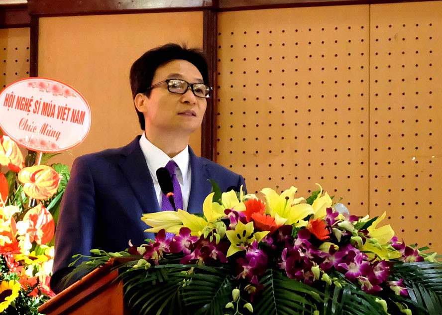 Phó Thủ tướng Vũ Đức Đam phát biểu tại Đại hội.