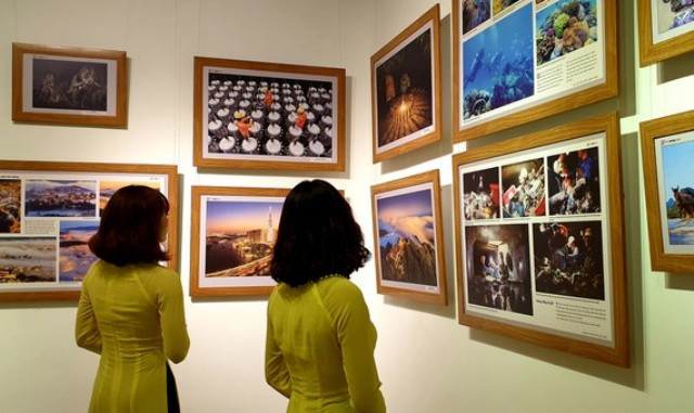 Một góc triển lãm.