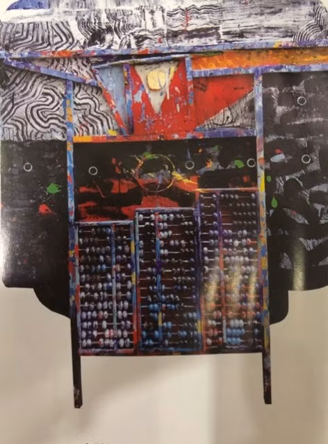 Tác phẩm Vùng đất vàng của họa sĩ Kamol Tassananoee (Thái Lan).