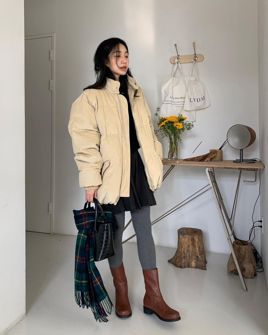 Cách diện áo phao đẹp mà không “nuốt dáng” ảnh 6